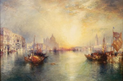 Eingang zum Canal Grande, Venedig, 1905 von Thomas Moran